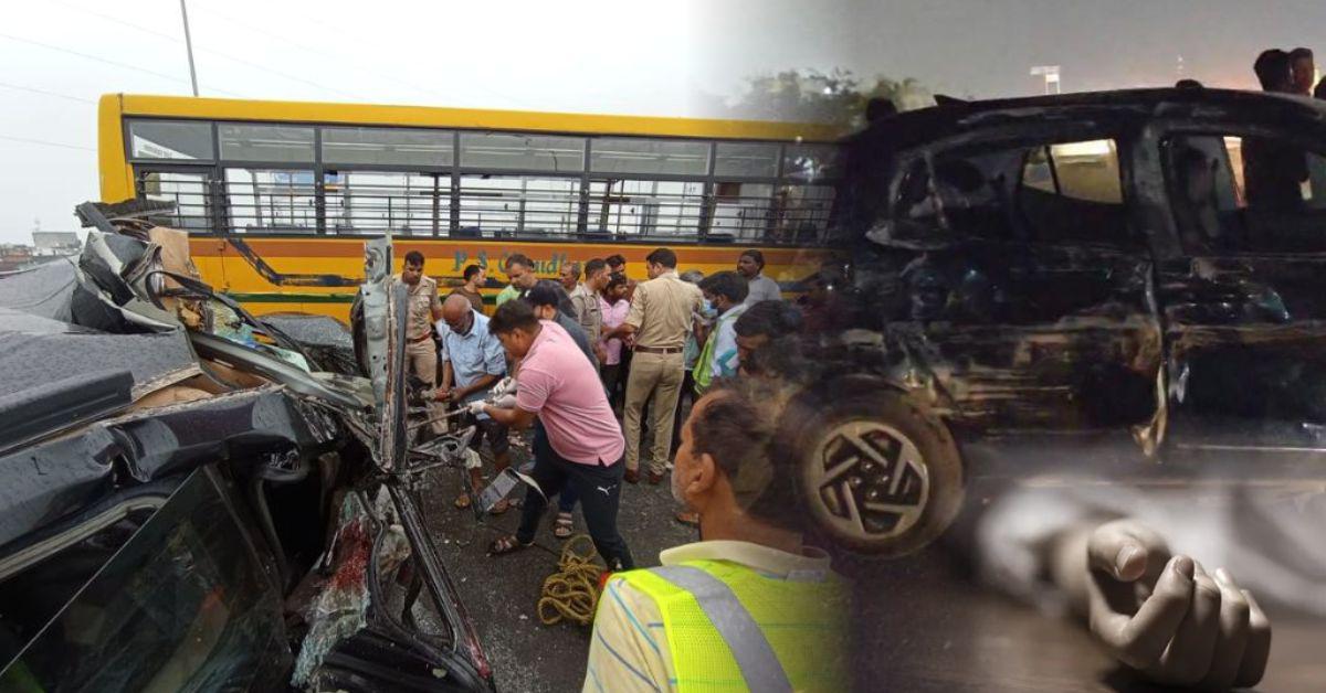 गाजियाबाद एक्सप्रेसवे हादसा: डग्गामार बस ने कार को मारी टक्कर, दो लोग गंभीर घायल