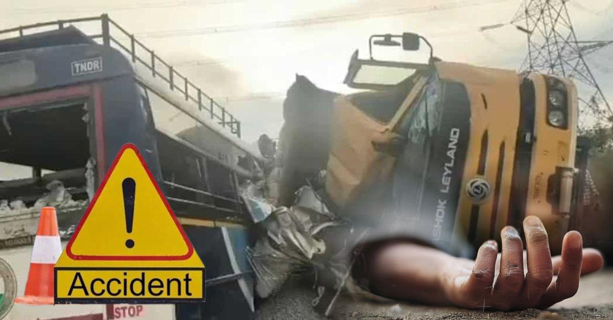 तेलंगाना में टीजीएसआरटीसी बस-टिप्पर टक्कर में 20 की मौत, कई घायल