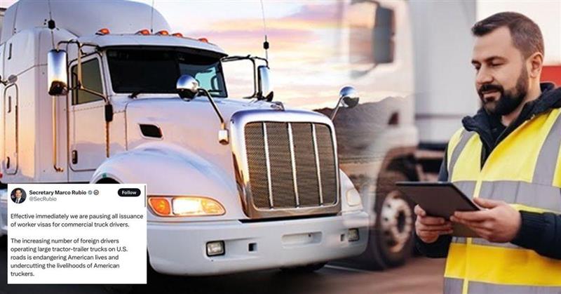 अमेरिका में पंजाबी ट्रक ड्राइवरों पर सख्ती, इंग्लिश टेस्ट अनिवार्य — हज़ारों के लाइसेंस हुए रद्द