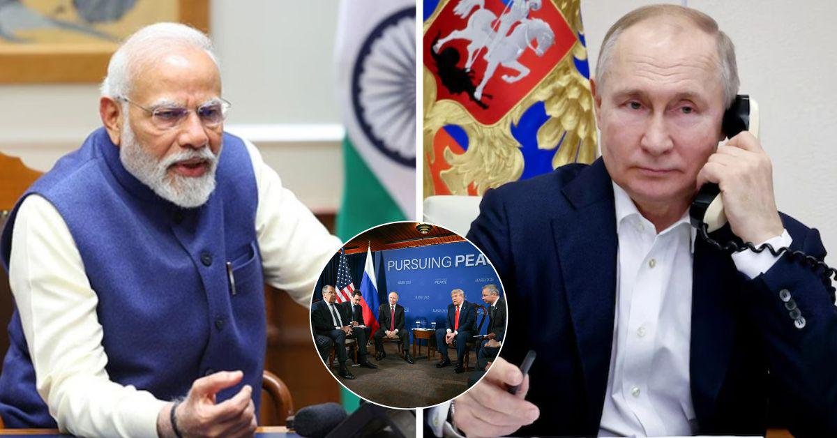 पुतिन-मोदी टेलीफोन वार्ता: अलास्का में ट्रंप से मुलाकात पर साझा की राय   
