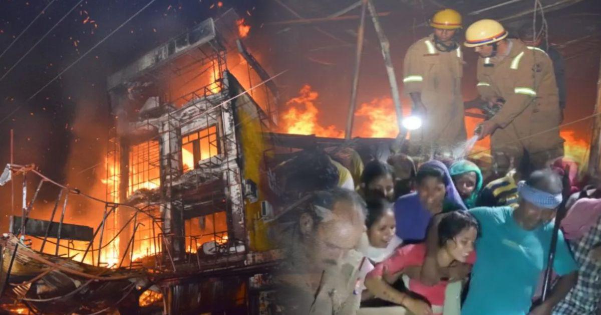 लखनऊ के आलमबाग रेलवे हॉस्पिटल में भीषण आग, 22 मरीजों की बचाई गई जान