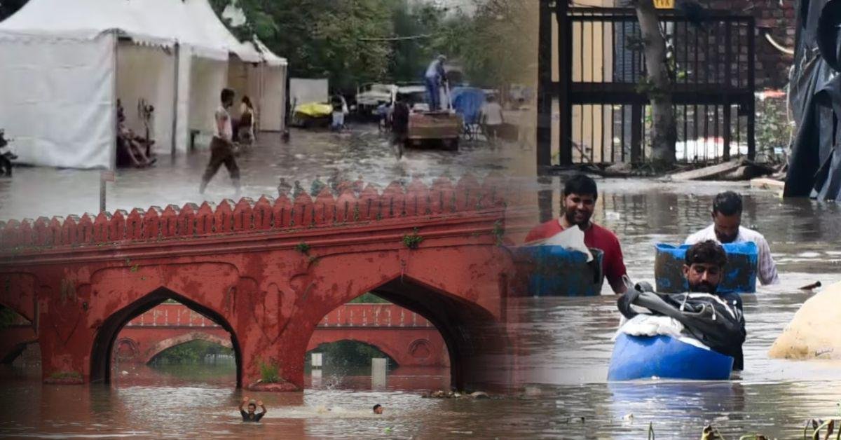 दिल्ली में यमुना का बढ़ता जलस्तर: बाढ़ जैसे हालात, हजारों लोग बेघर