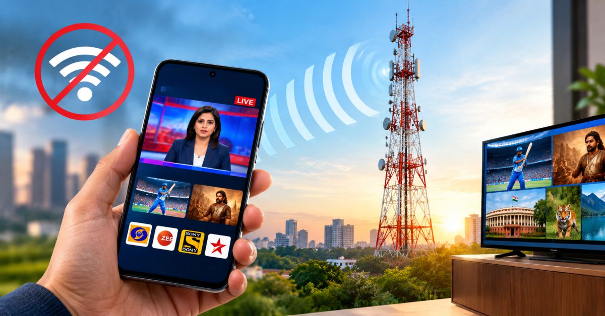 बिना इंटरनेट मोबाइल पर चलेगा LIVE TV, D2M तकनीक से बदल सकती है टीवी देखने की तस्वीर
