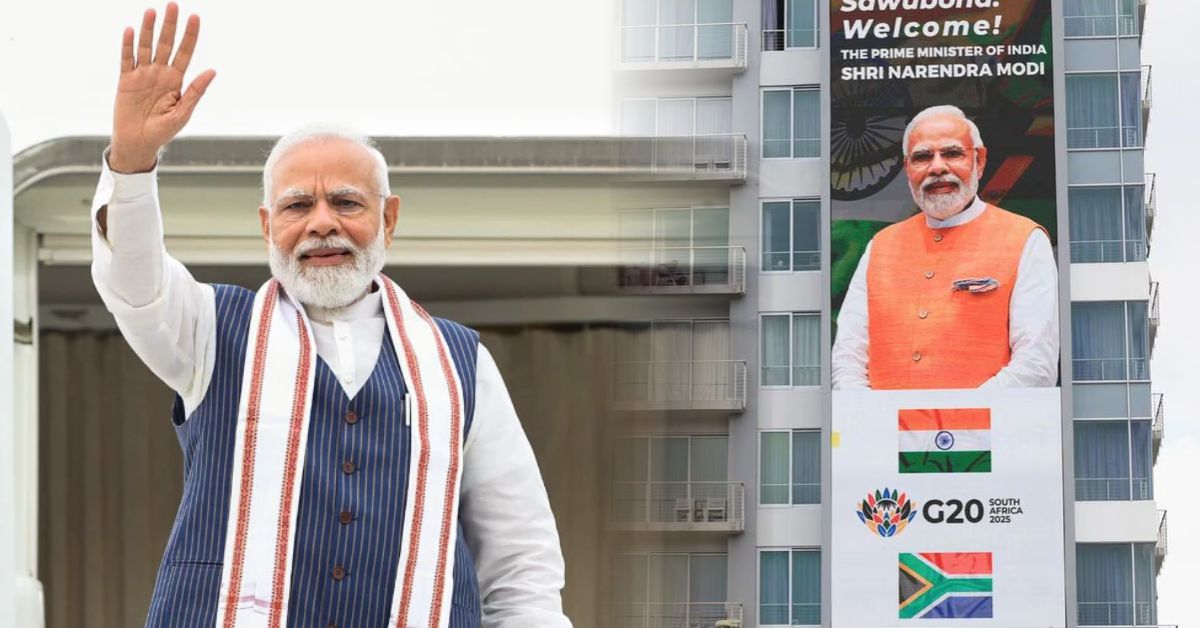 PM मोदी दक्षिण अफ्रीका दौरे पर: G20 शिखर सम्मेलन में भारत का दृष्टिकोण पेश करेंगे