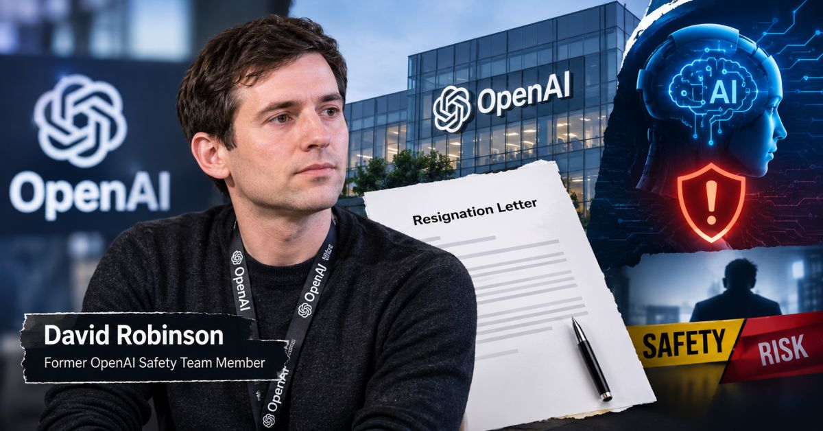 OpenAI के David Robinson ने दिया इस्तीफा, AI Safety और कंपनी की Culture पर उठाए सवाल