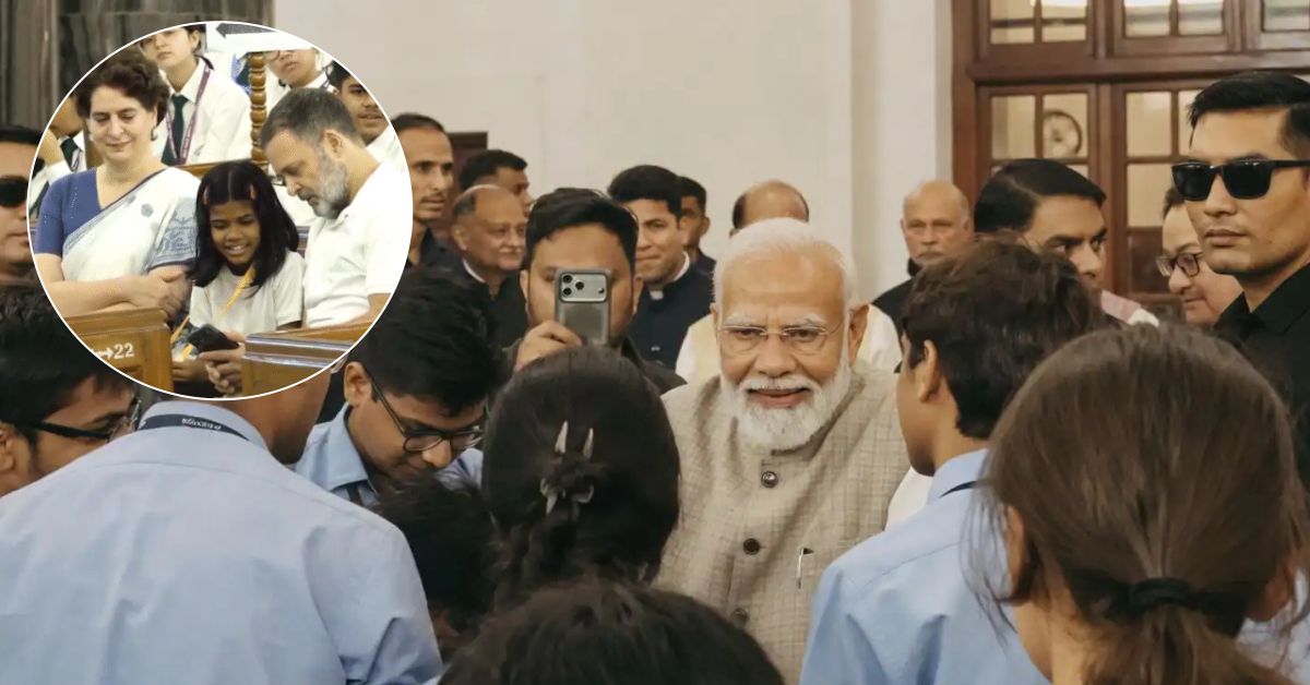Gandhi Jayanti: PM मोदी और राहुल गांधी ने बच्चों से की मुलाकात, सामने आया दिलचस्प वीडियो