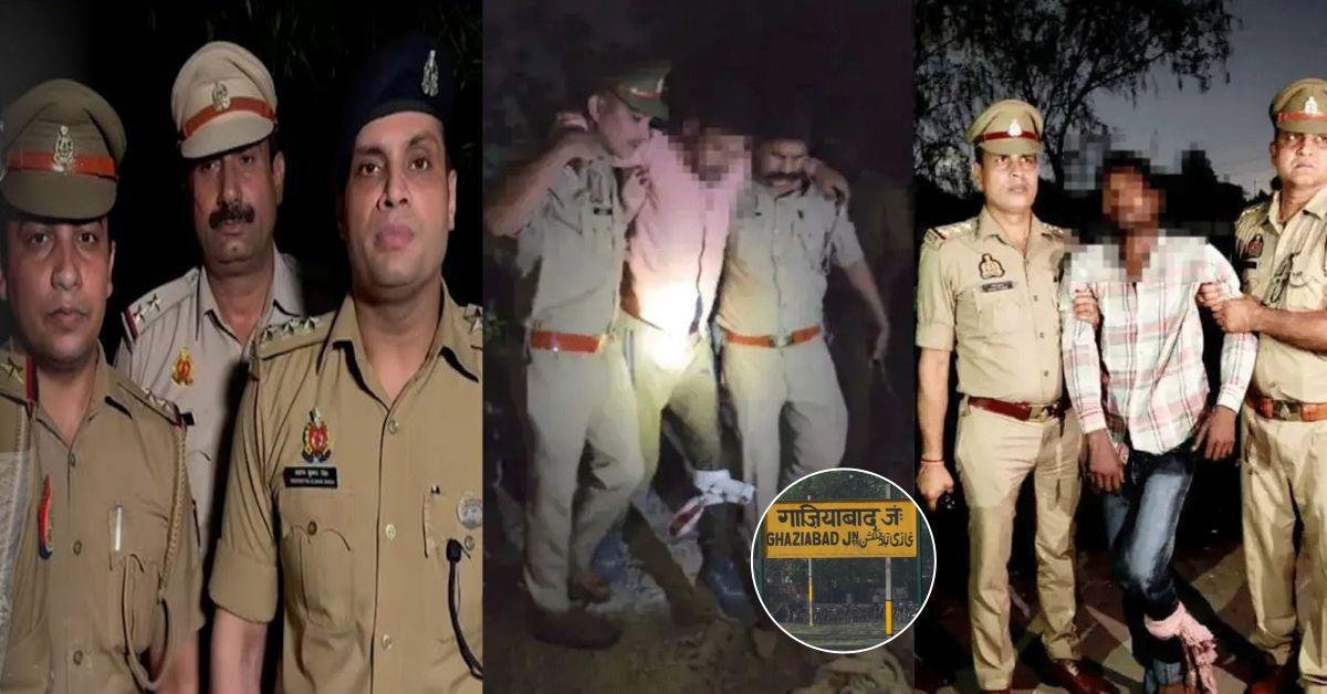 गाजियाबाद पुलिस का बड़ा अभियान: 24 घंटे में 28 बदमाश गिरफ्तार, 3 एनकाउंटर में धराए अपराधी