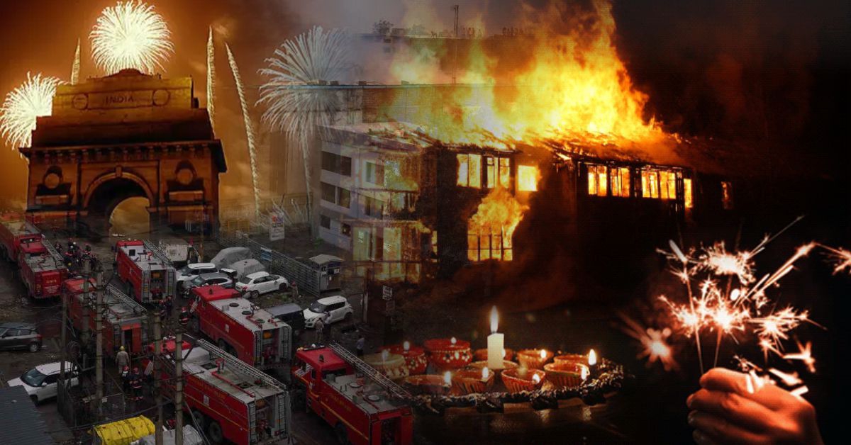 दिल्ली की दिवाली: धुएं में लिपटी राजधानी, 400 जगह आग का तांडव, रातभर दौड़ती रहीं दमकल की गाड़ियां!