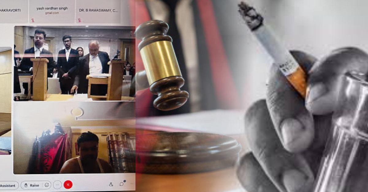  कोर्ट की ऑनलाइन सुनवाई में बनियान पहनकर पी सिगरेट, दिल्ली का कुख्यात अपराधी गिरफ्तार